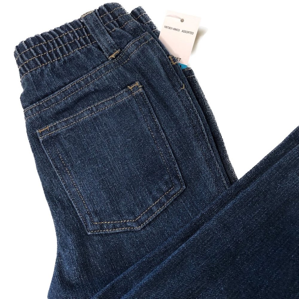 Kids Headquarters Denim Jeans Blue With Pockets Pull On Size 24M - Picture 5 of 15
